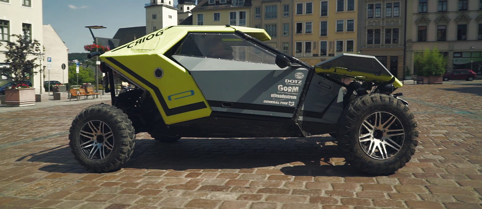 Der Buggy auf dem Plauener Altmarkt CRIOG der Buggy von SAM